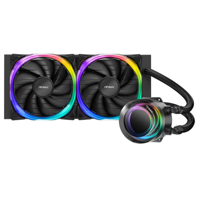 ANTEC Vortex 240 ARGB AiO Liquid CPU Cooler, Universal Socket