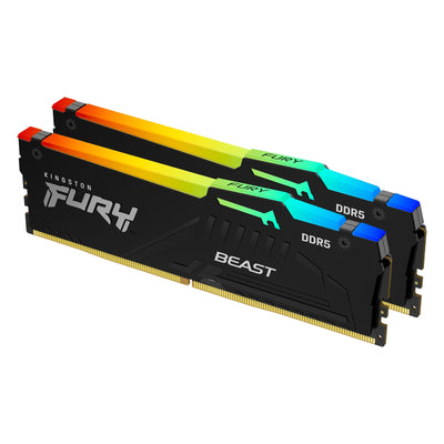 Kingston FURY Beast KF556C40BBAK2-32 32GB RGB (2x16GB) RAM, DDR5, 5600MHz